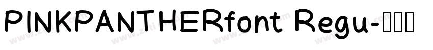 PINKPANTHERfont Regu字体转换